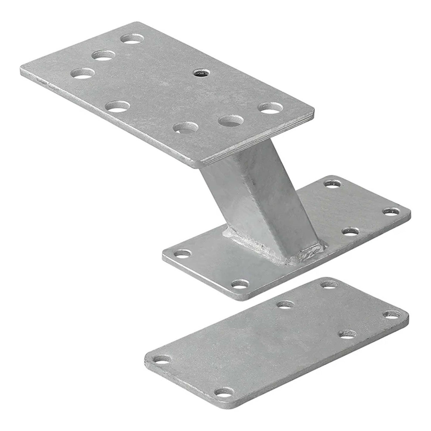 Spare wheel holder for car trailers with mounting plate | 4 / 5 hole rims