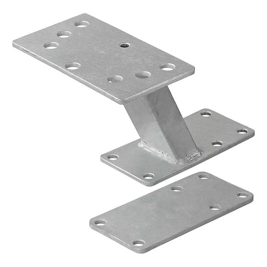 Ersatzradhalter für PKW Anhänger mit U-Bügeln und Schraubsatz | 4 / 5 Loch Felgen