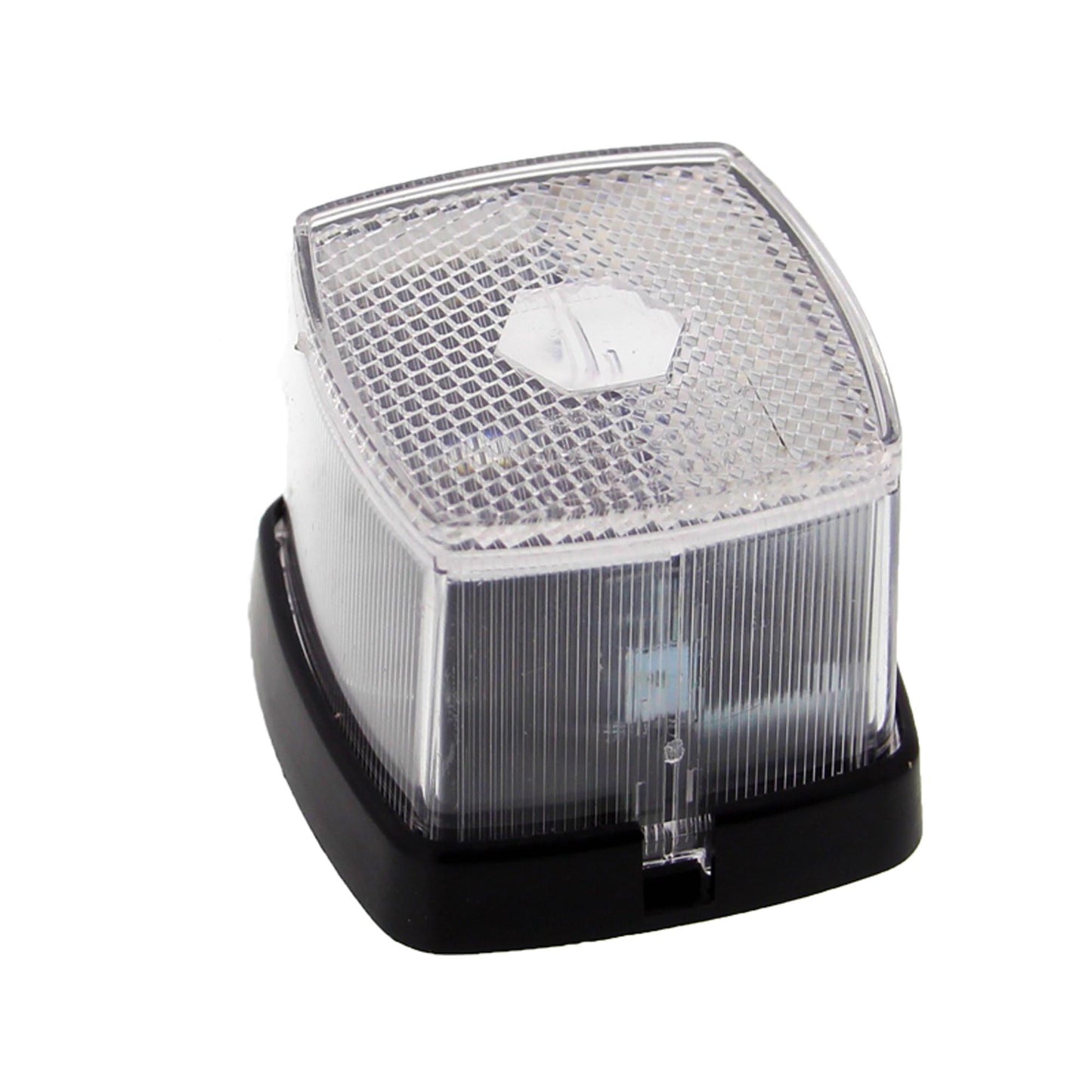 Radex 910 Begrenzungsleuchte / Umrissleuchte WEISS mit Reflektor 66x62mm
