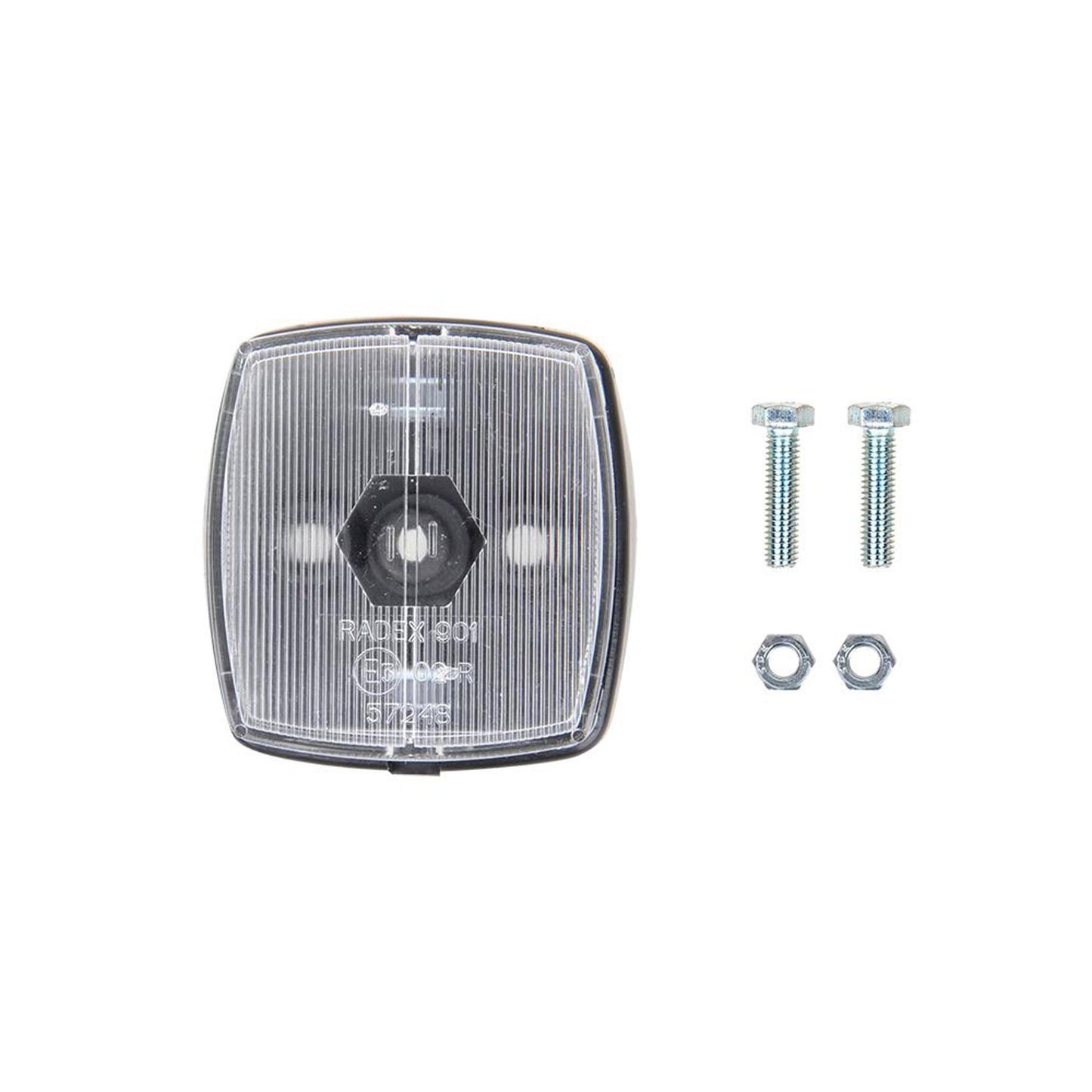 Radex 901 Positionsleuchte WEISS 66x62mm