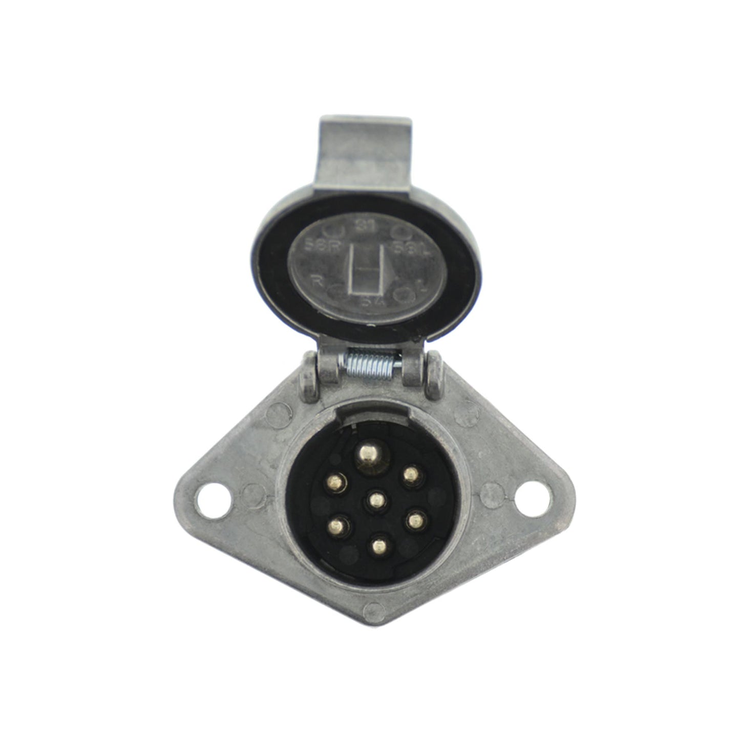 Steckdose 24V Typ N 7-Polig LKW Metall