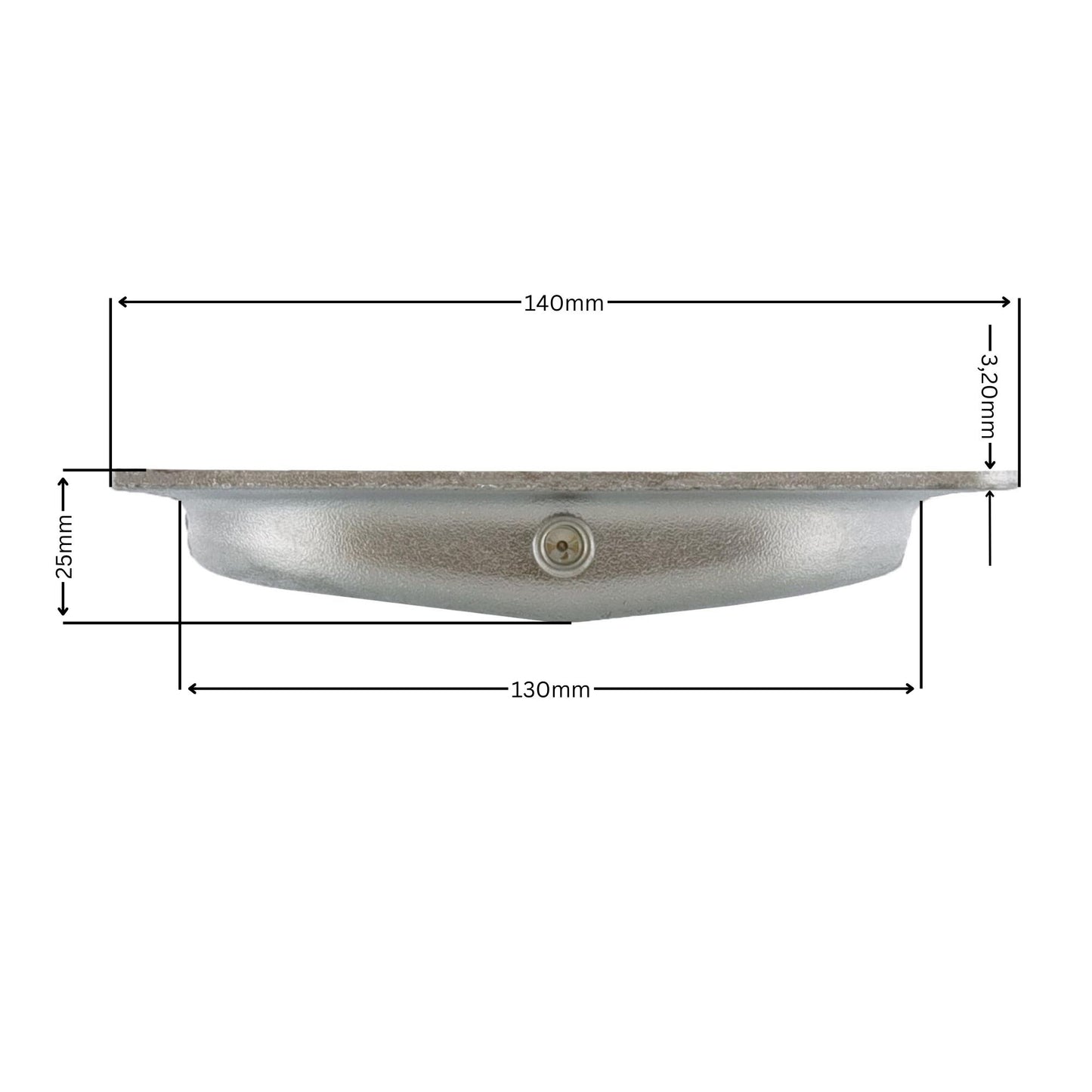 Suer Zurrring H2404 mit doppelter Bodenplatte, verzinkt, mit Rückzugfeder, Belastbarkeit 1000 daN,  DIN EN 12640:2001-01