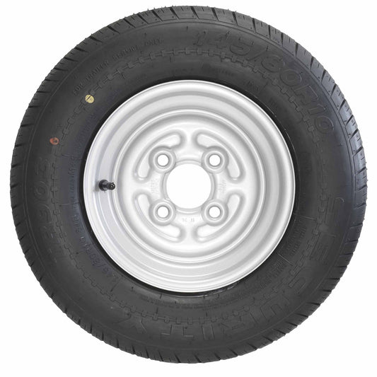 Komplettrad 145/80 R10 84N XL M+S auf 3,50x10 Felge 4x100 ET0 / ML60