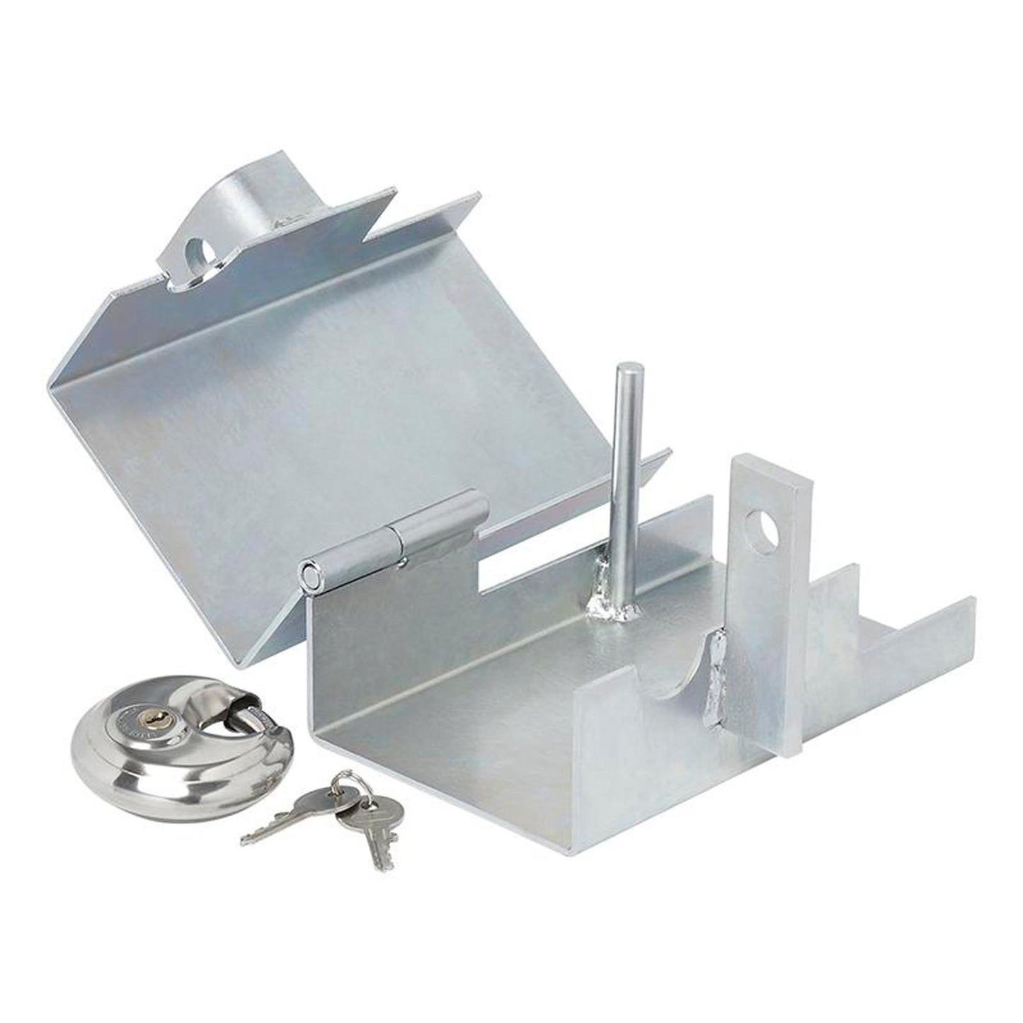 Anti-theft device foldable on and off with lock