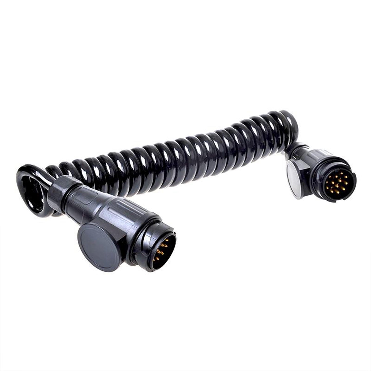 13-poliges Spiralkabel 8-Adern 3,5M 2x Stecker