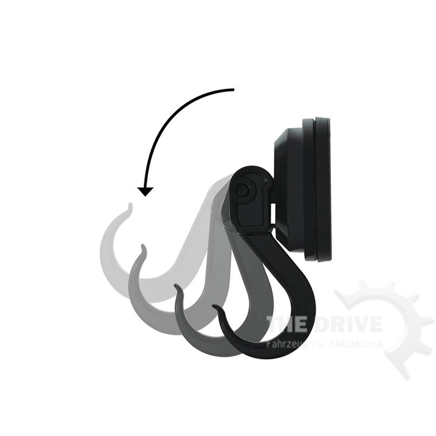 Cartrend Saughaken schwarz 4kg Set-2 Stück