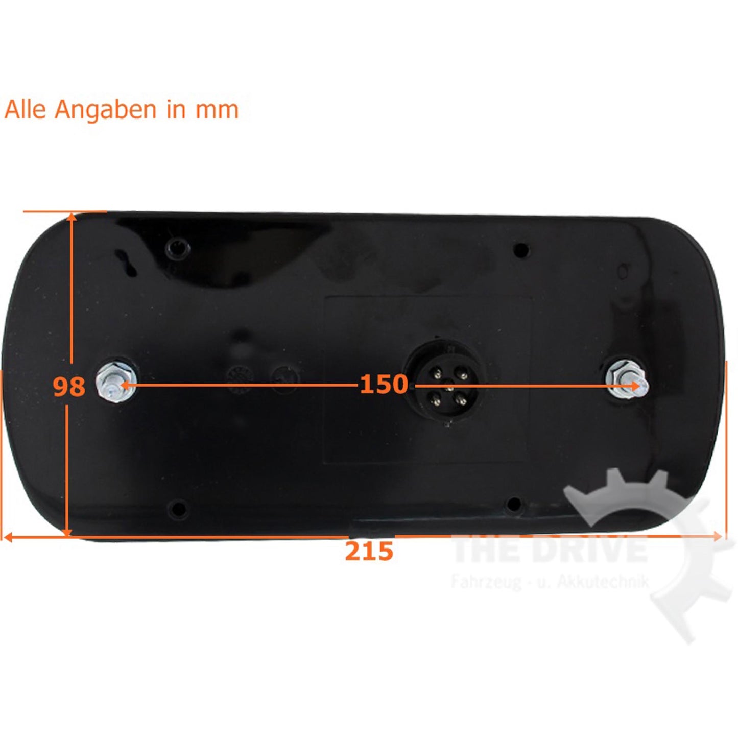 Aspöck set Midipoint 2 trailer light right with RFS / left with NSL