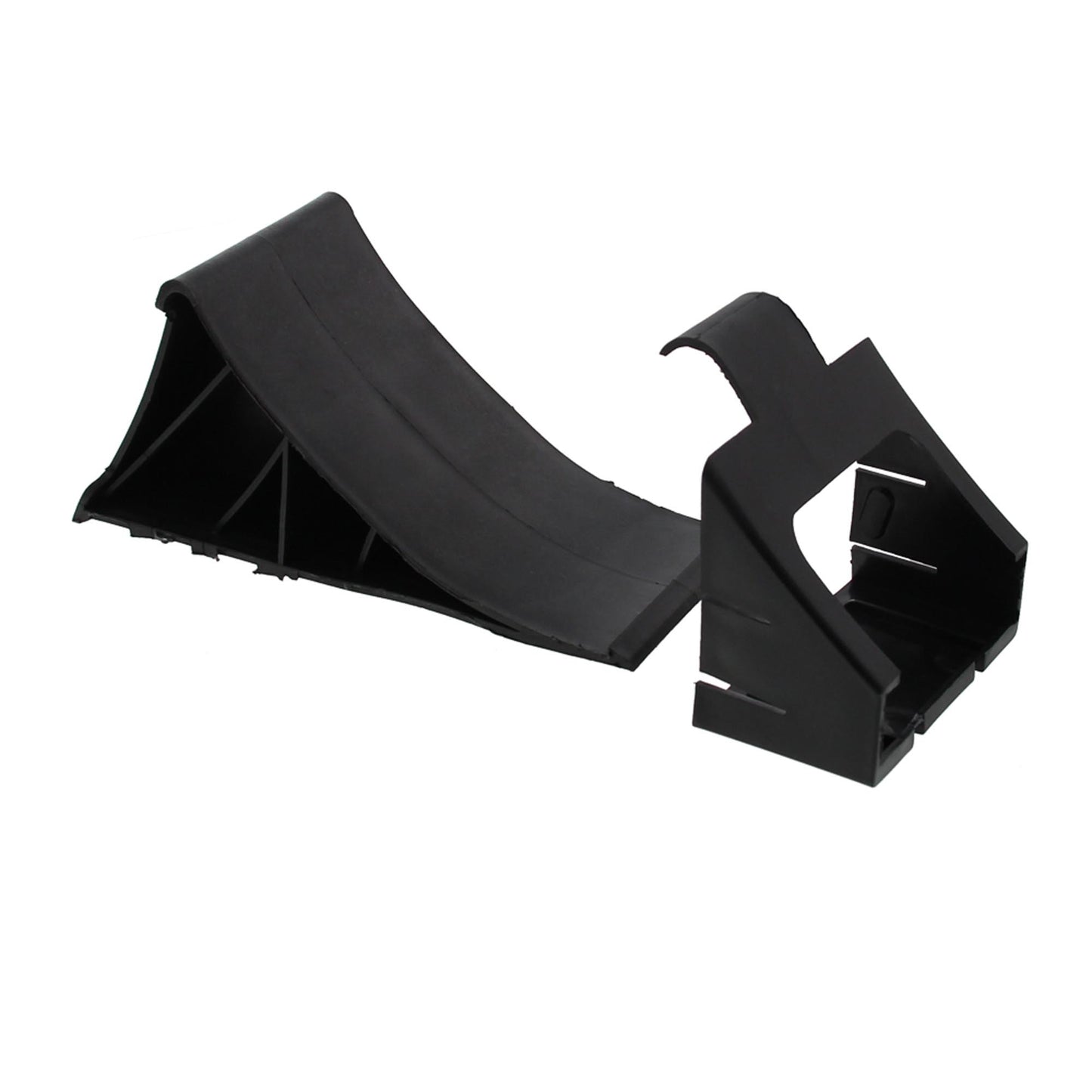 Unterlegkeil schwarz mit Halterung