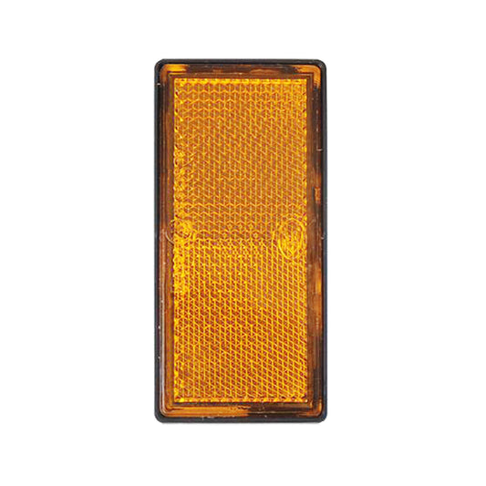 Reflektor orange 85x39mm selbstklebend