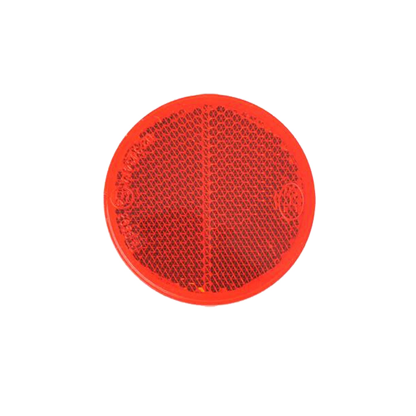 Reflector red Ø 60mm self-adhesive