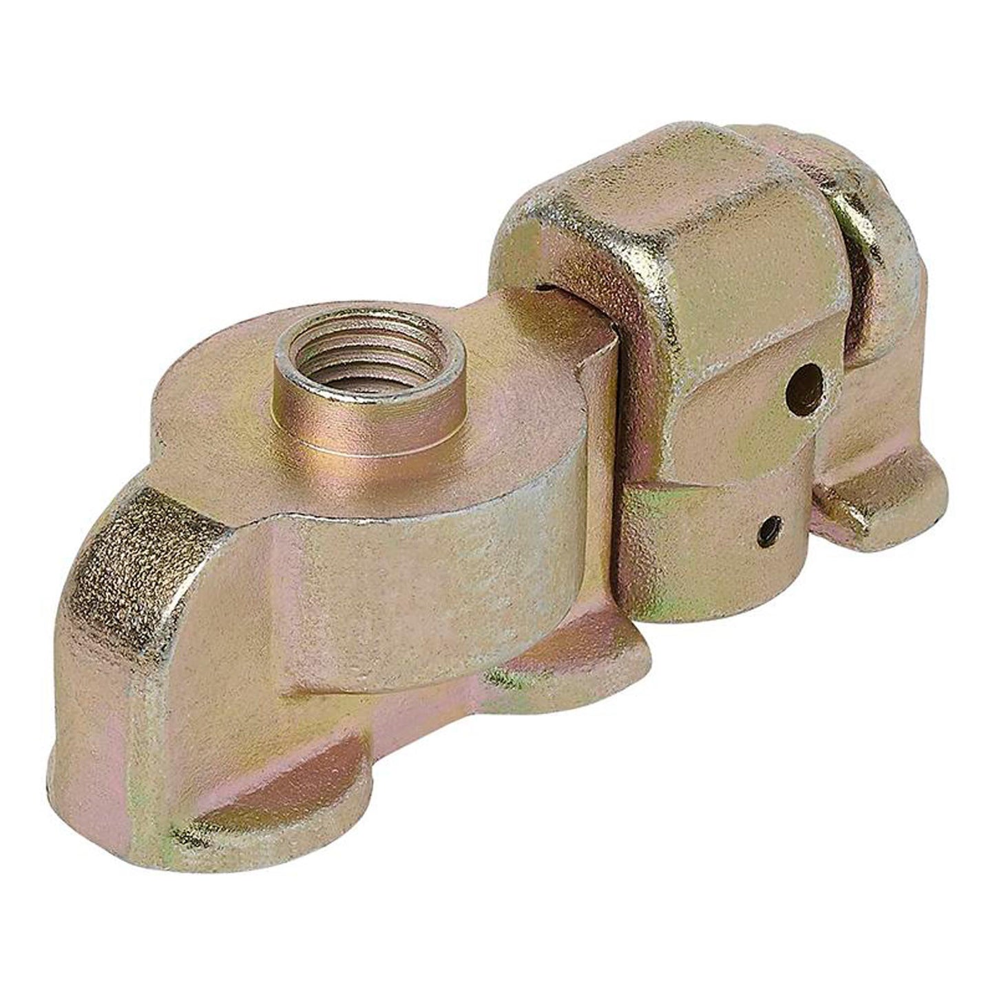 Stud fitting double with screw thread