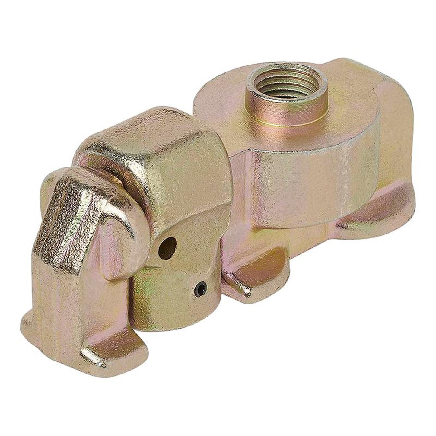 Stud fitting double with screw thread