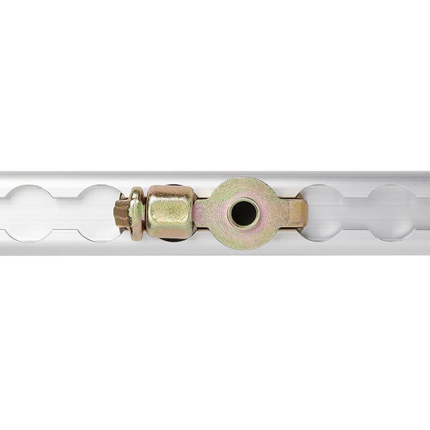 Stud fitting double with screw thread