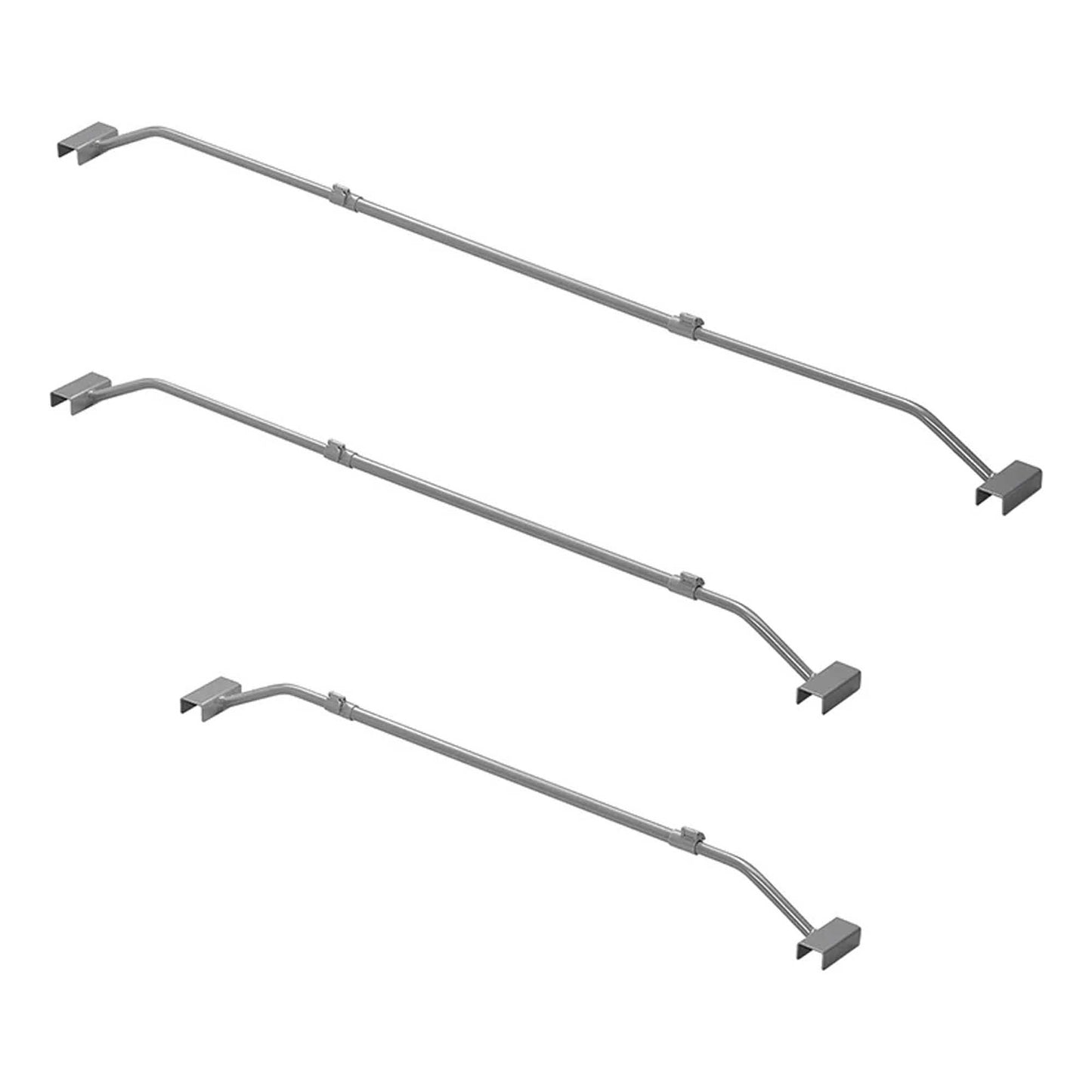 Flachplanenbügel Stahl verstellbar 100-155cm für PKW Anhänger
