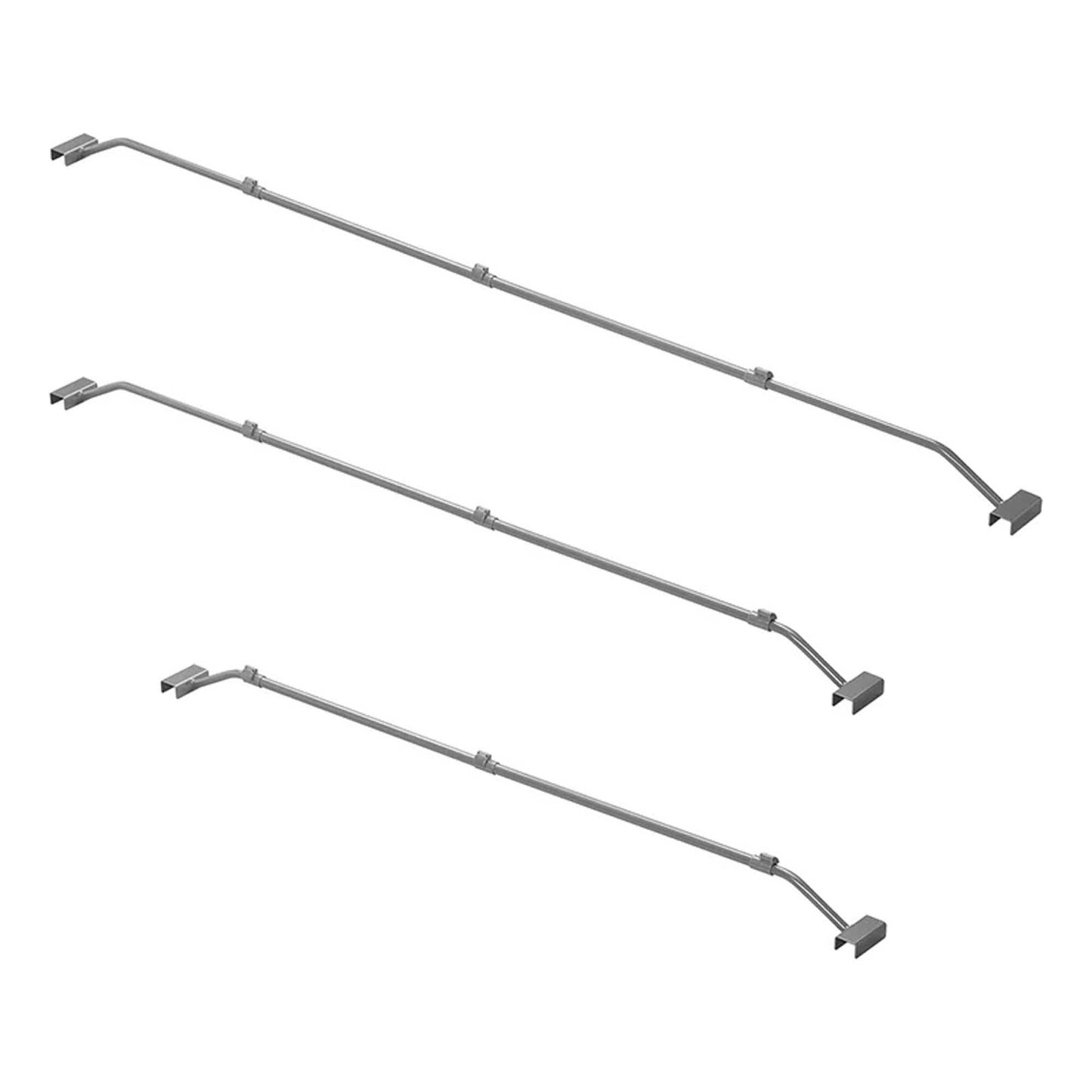 Flachplanenbügel Stahl verstellbar 141-208cm für PKW Anhänger