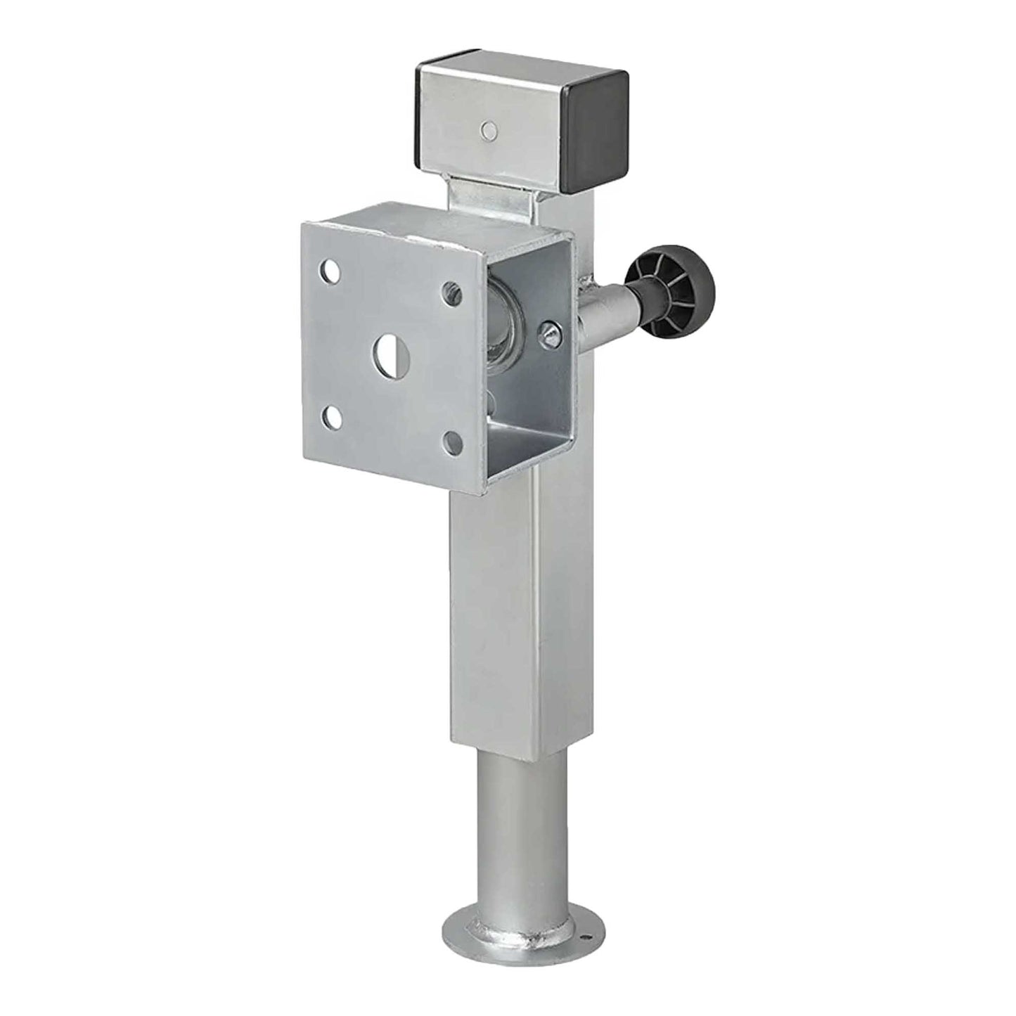Swivel support 60x60mm foldable 410-655mm FH 85 mm 1300kg with screw set
