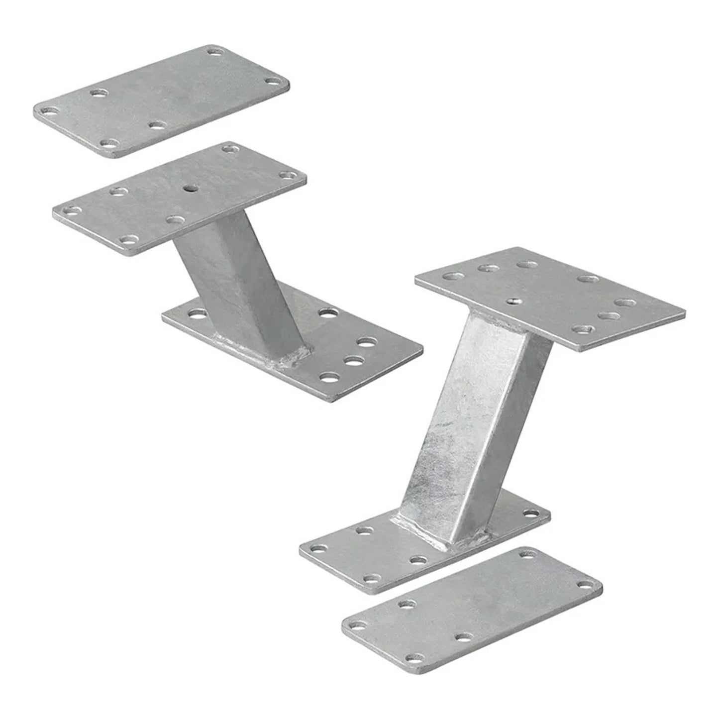 Spare wheel holder for car trailers with mounting plate | 4 / 5 hole rims