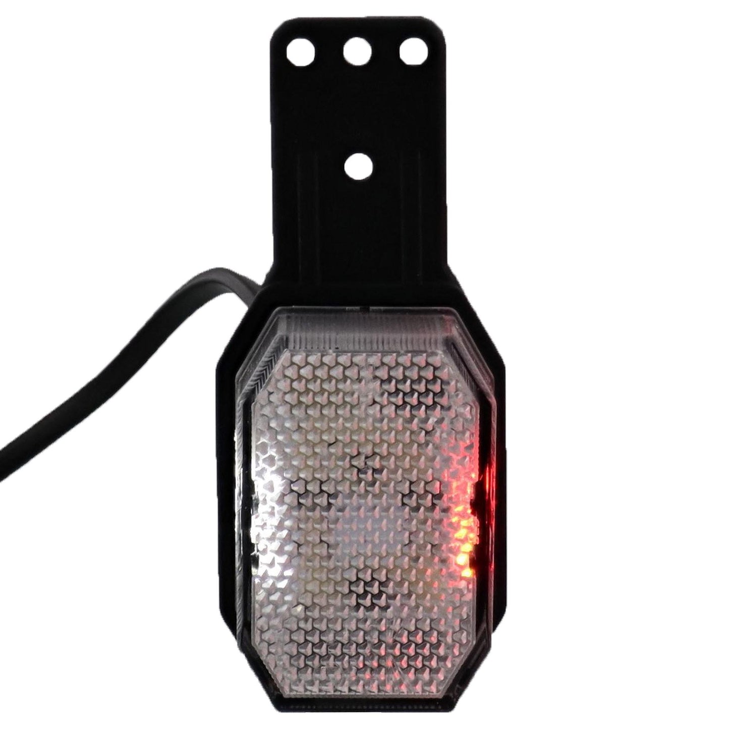 Flexipoint LED Umrissleuchte rot/weiss DC 0,5m Kabel links