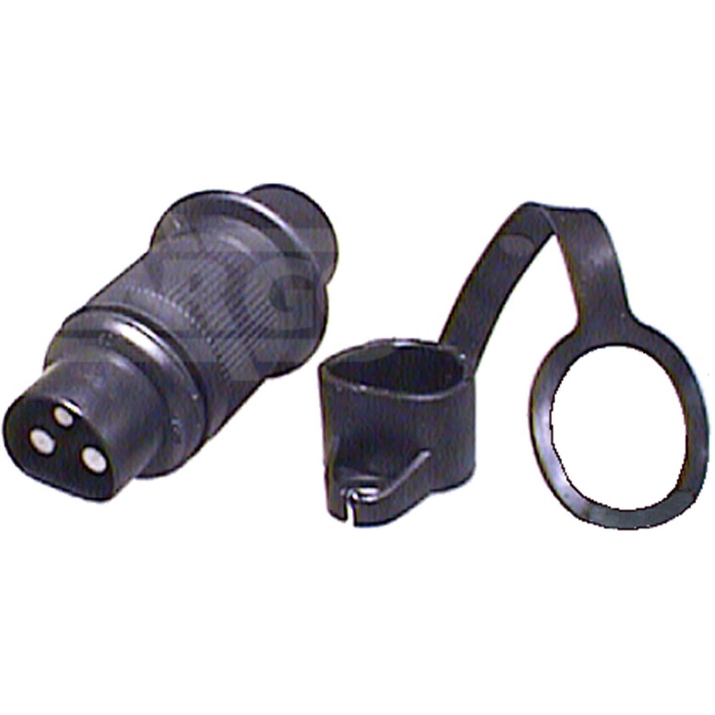 3 - poliger Stecker DIN 9680 Kunststoff 6 - 24V Jäger - TMN - shop.de