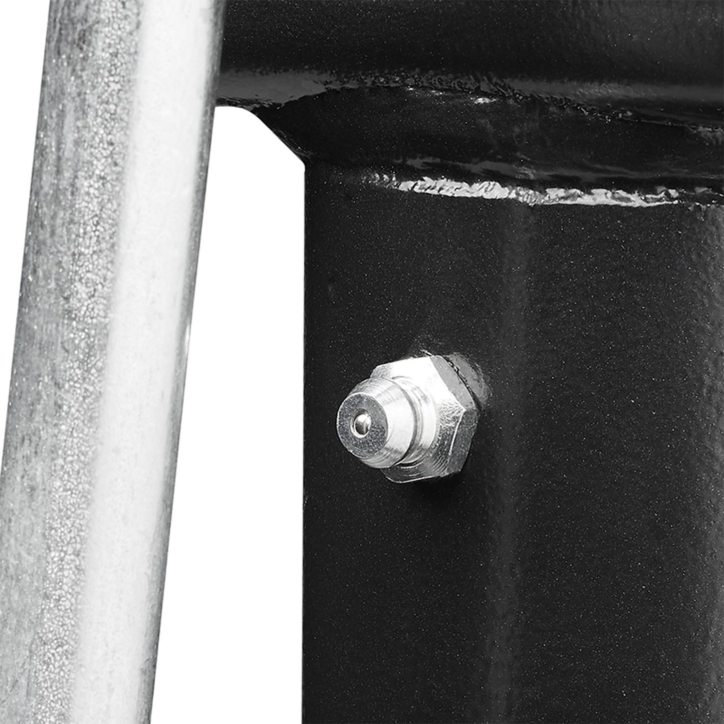 Support foot with hand crank 2500kg | Foldable 570-950mm | with flange