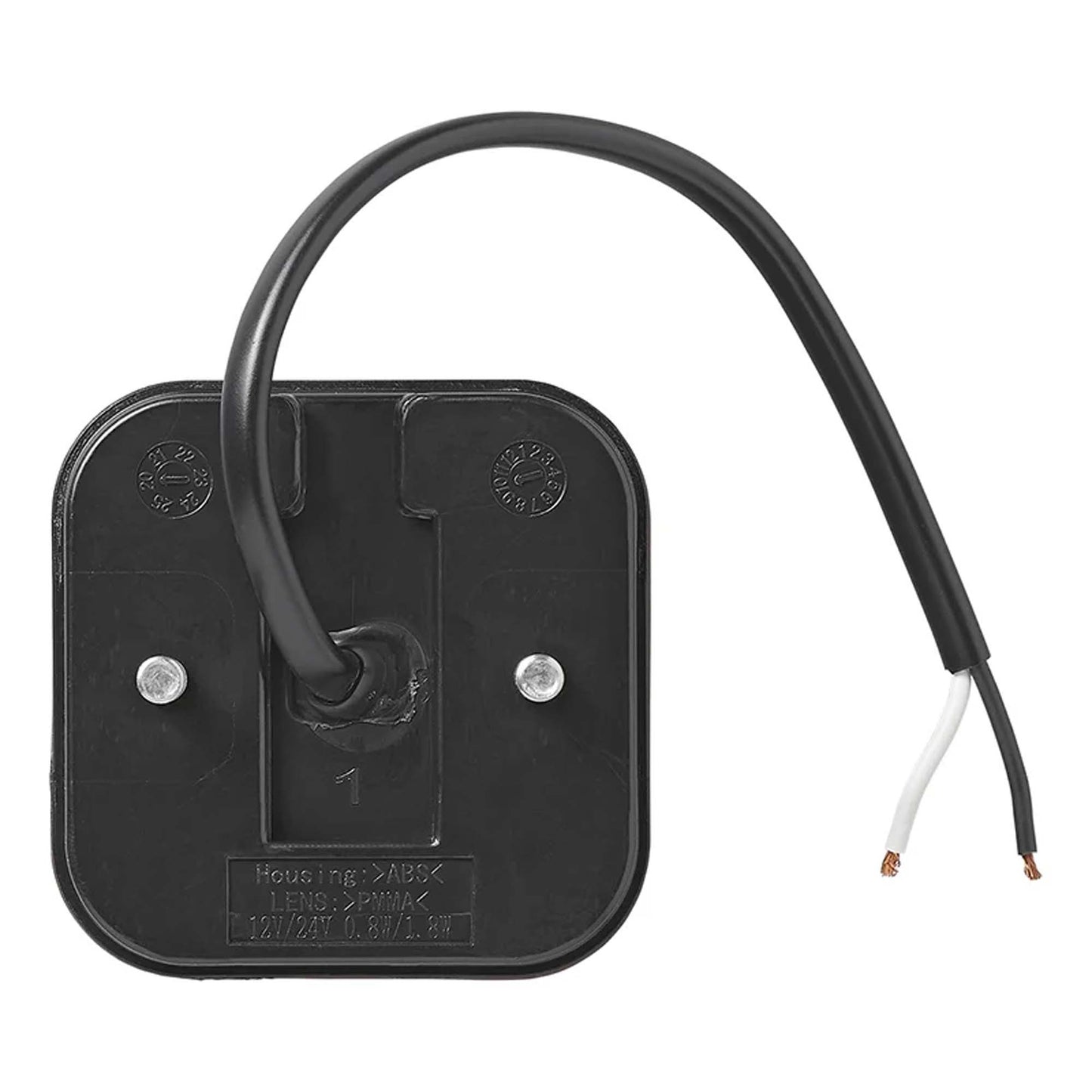 Seitenmarkierungsleuchte 12-24V Gelb 65 x 65 mm LED