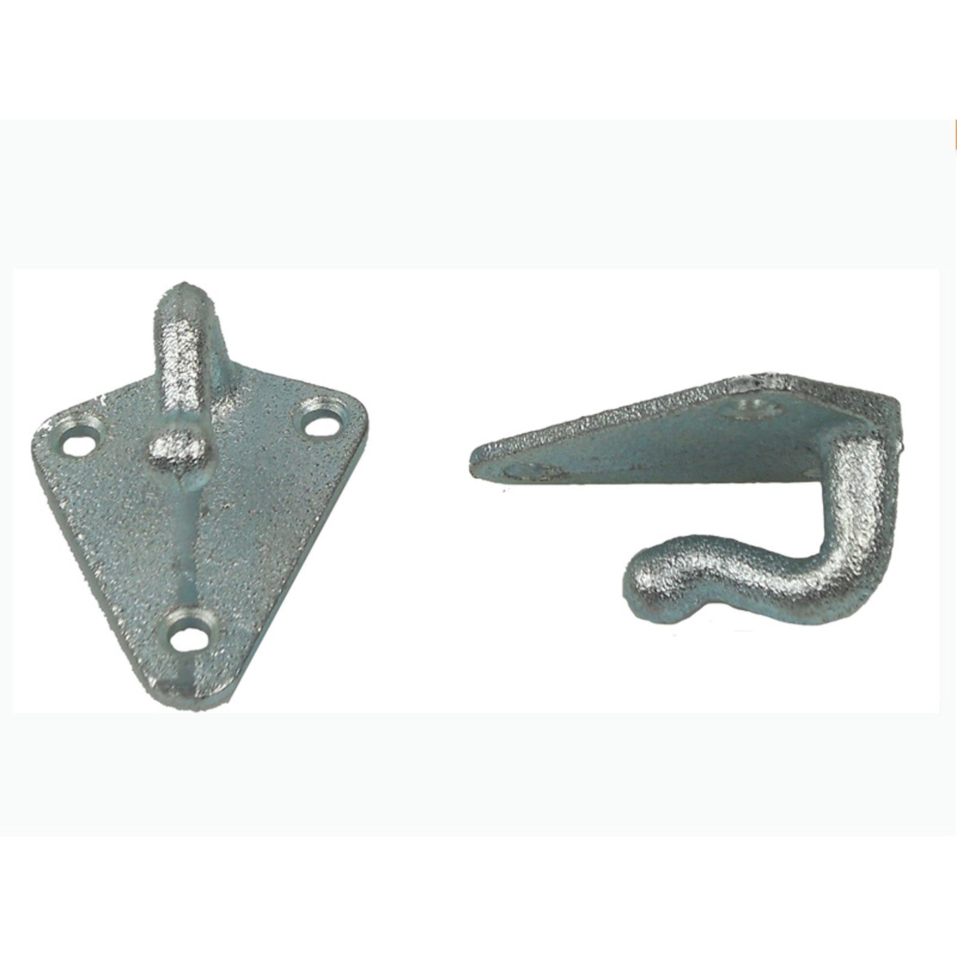 6x Dreiloch - Planenhaken für Anhänger zur Ladungssicherung Guss - TMN - shop.de