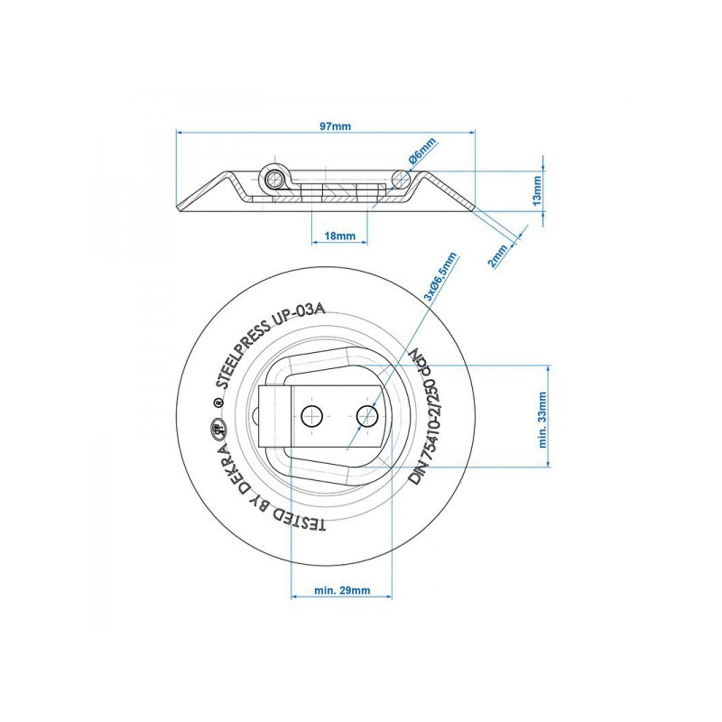 Zurmulde rund SPP UP-03A