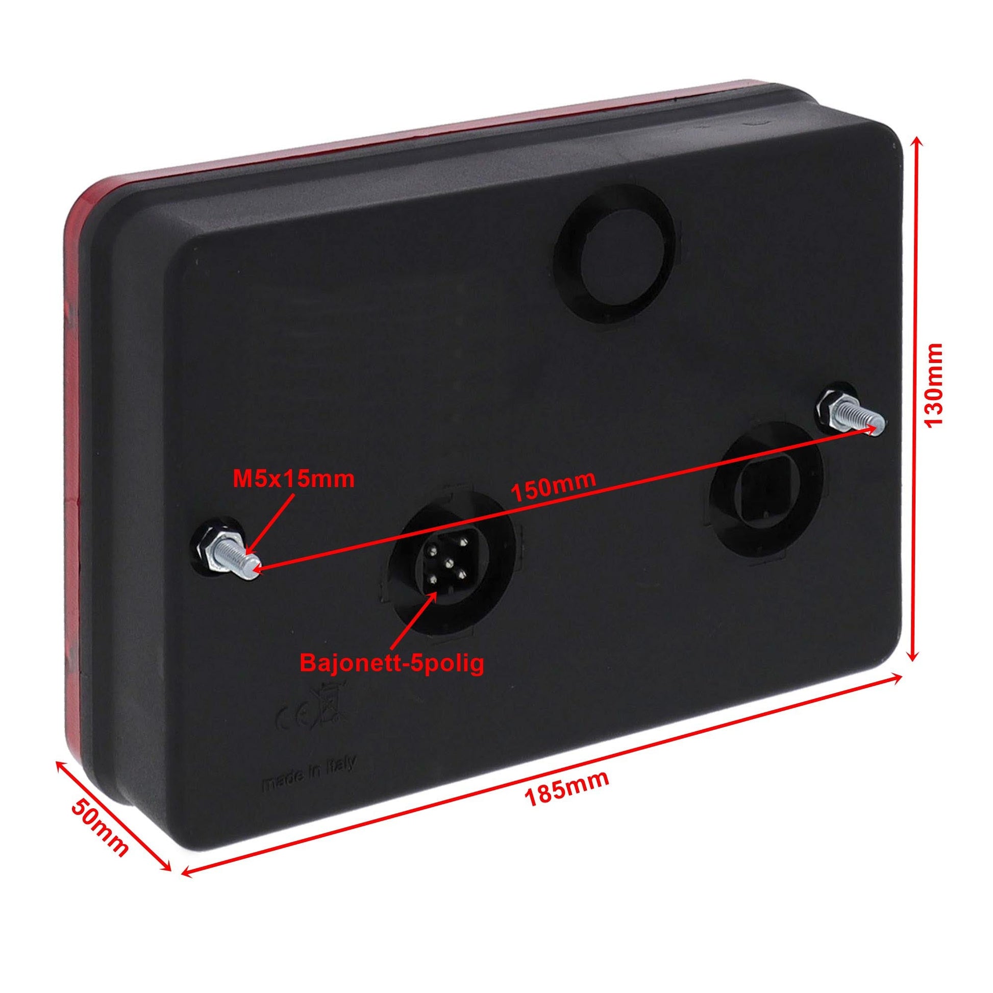 AJ.BA RL80 Rückleuchte 185x130mm.(R) - TMN - shop.de