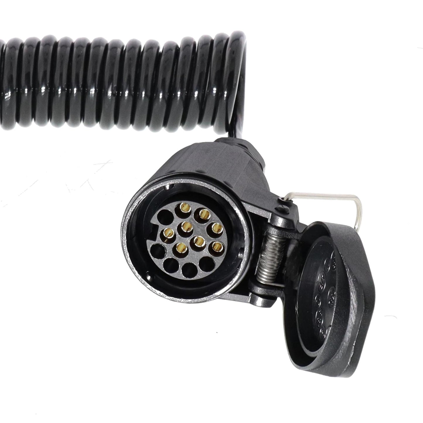 Anhänger Spiral - Verlängerungskabel Stecker/Dose 13 - polig mit 8 - adrigen Kabel - TMN - shop.de