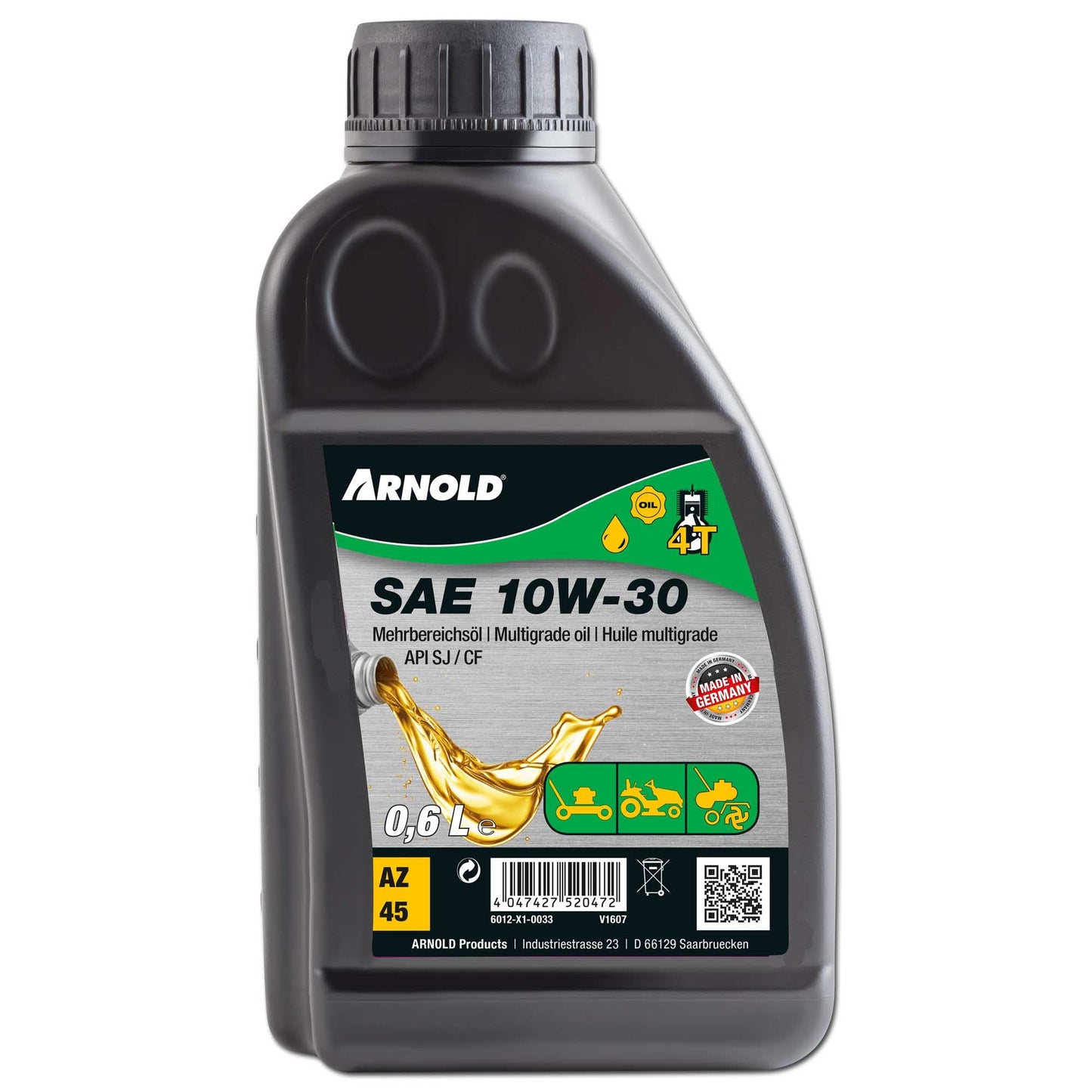 ARNOLD MTD Motoröl SAE 10W - 30 0,6 Liter - TMN - shop.de