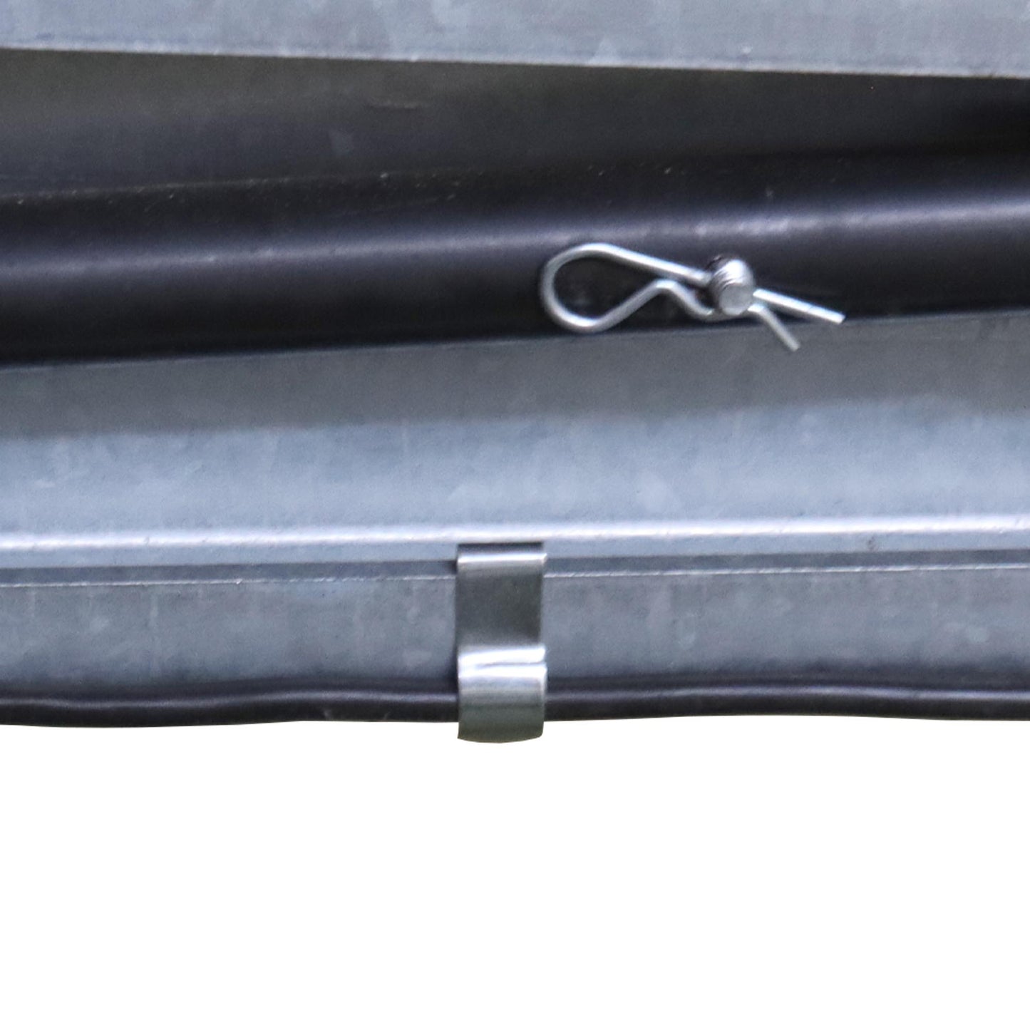 Anhänger Chassisklemmen Kabelklemmen Ø6mm / 28x12mm Federstahl