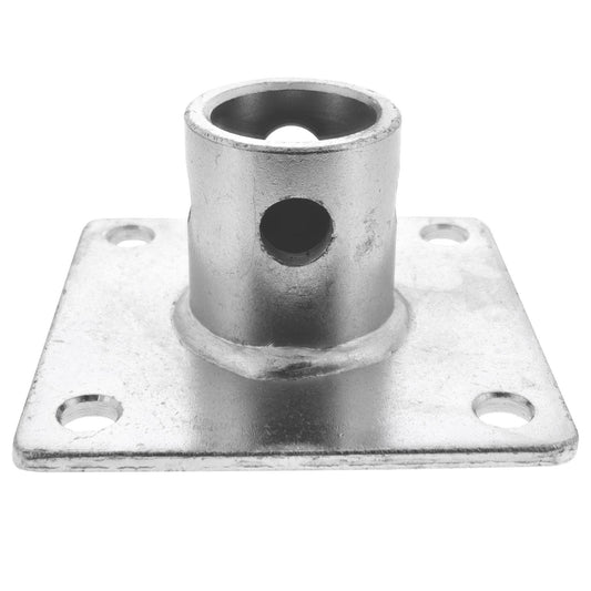 Montageplatte Abstellstütze 120x120mm LA:90mm 17mm Bolzen