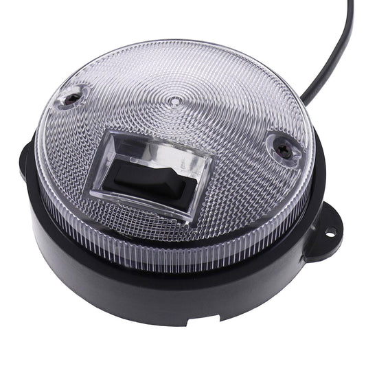 Aspöck Innenleuchte Inpoint Schwarz 120mm mit Schalter 2,5m DC Kabel