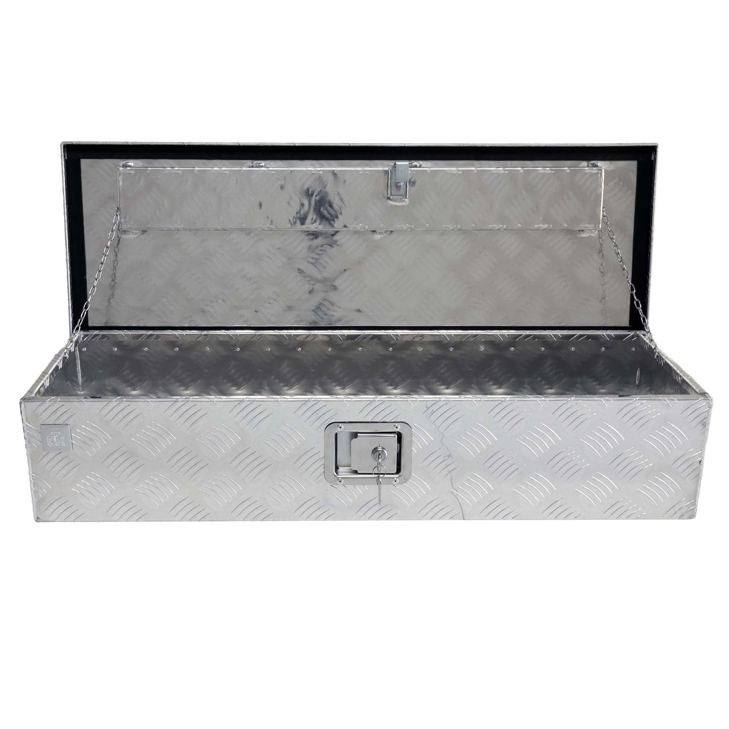 Deichselbox Werkzeugbox Staubox 950x320x190mm Alu Riffelblech - TMN - shop.de