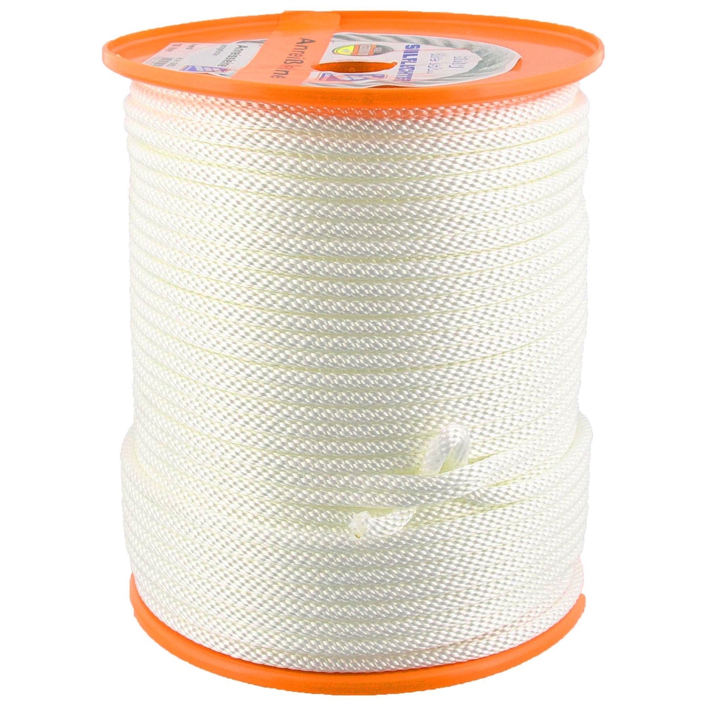 Seilflechter 100m Anreißleine/Starterseil weiß USA-Spiral 5,0mm