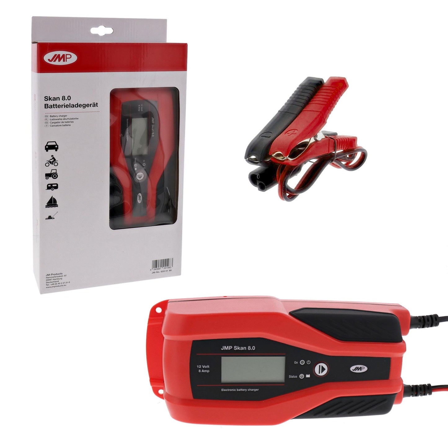 JMP SKAN 8.0 Batterieladegerät 12V / 8A - TMN - shop.de