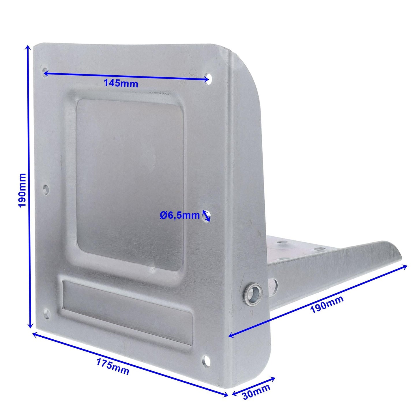 Klapptritt für Anhänger Bordwand 190x175mm verzinkt - TMN - shop.de