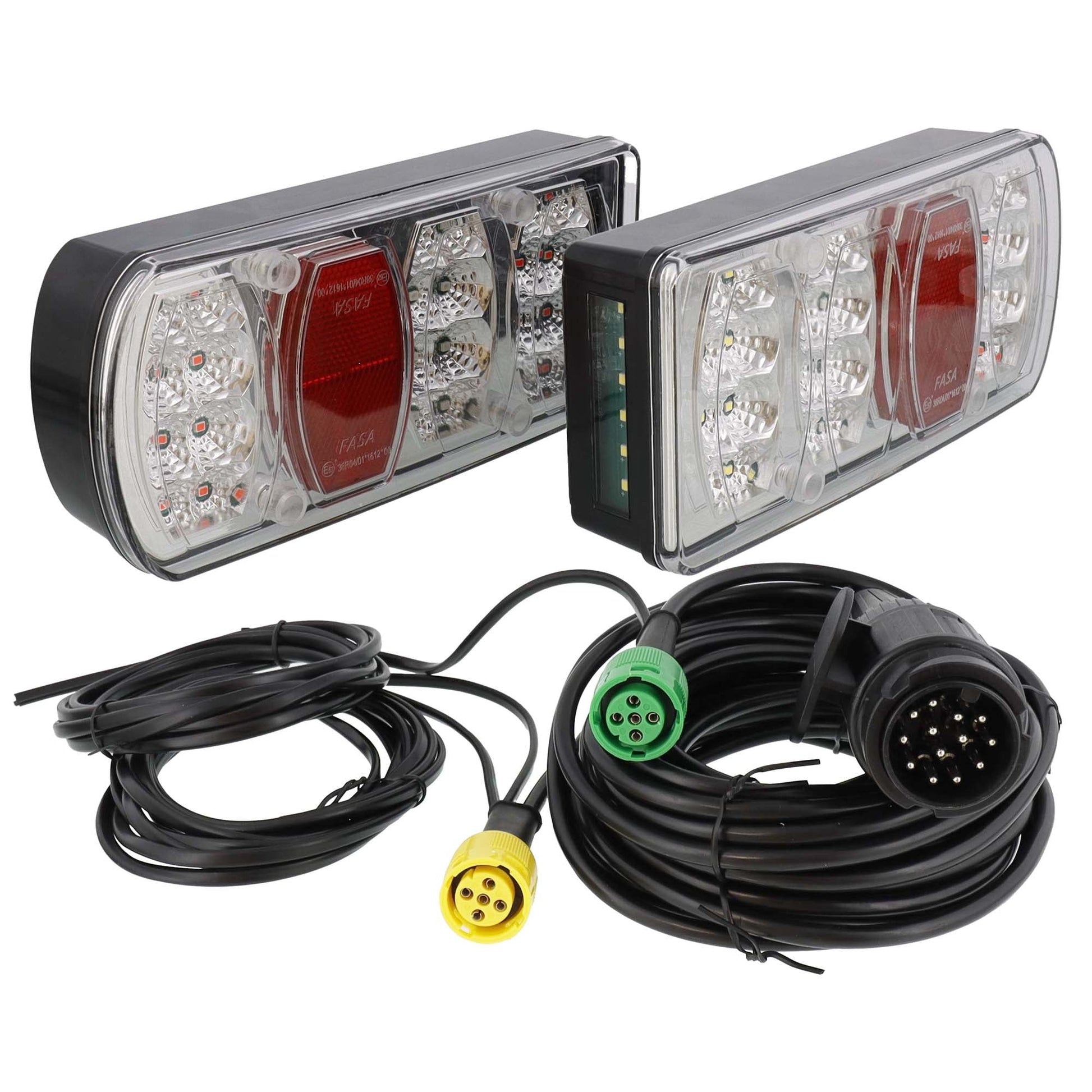 LED Rückleuchtensatz passend für 13 - pol. 5,5m mit Abzweiger 2x3m - TMN - shop.de