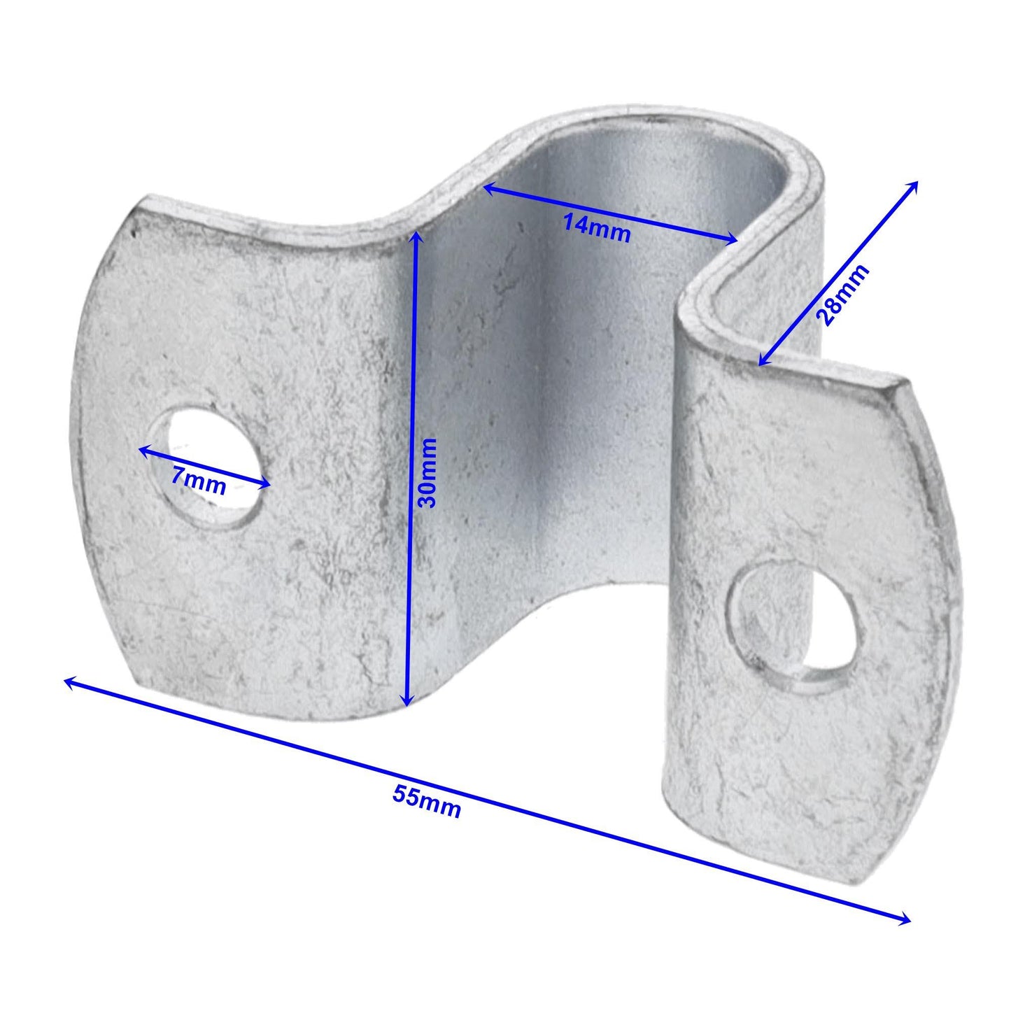 Gegenstück für Federriegel, verzinkt