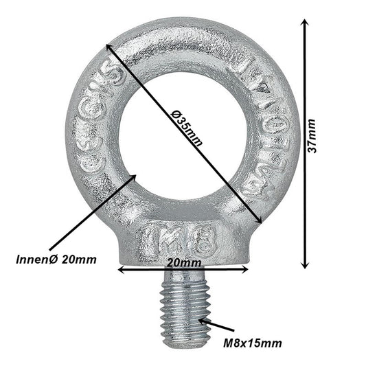 Ringschraube M8/M10/M12