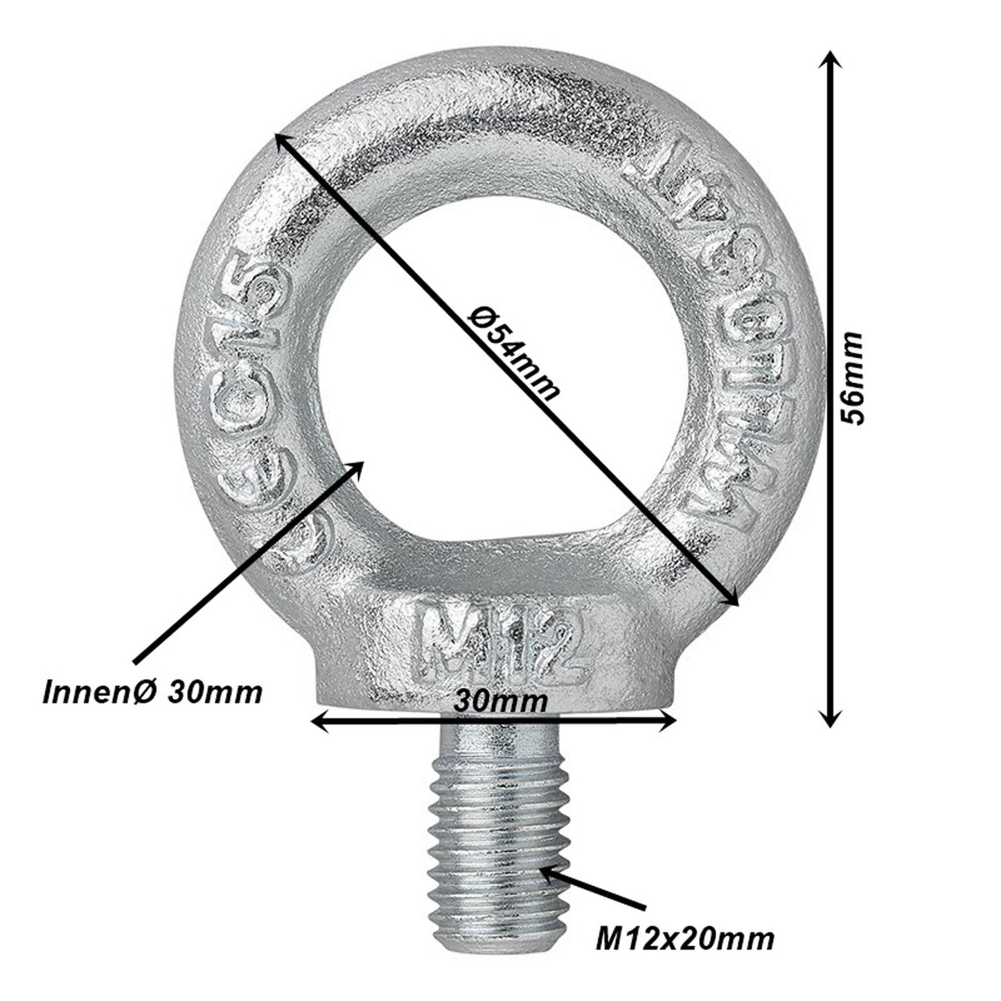 Ringschraube M8/M10/M12