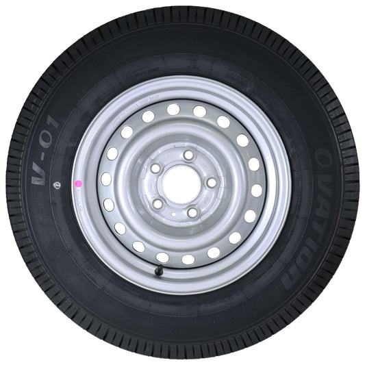 Komplettrad 185R14C 104/102N M+S auf 5,5Jx14H2 Felge 5x112 ET30 für Anhänger