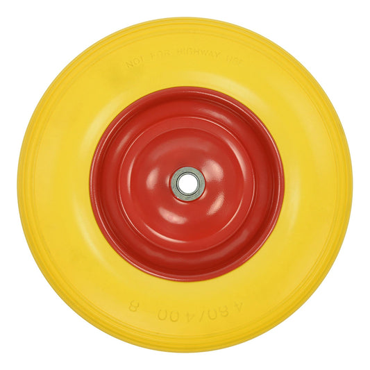 PU - Reifen/gelb Metallfelge/rot 16" 4.80/4.00 - 8 - TMN - shop.de