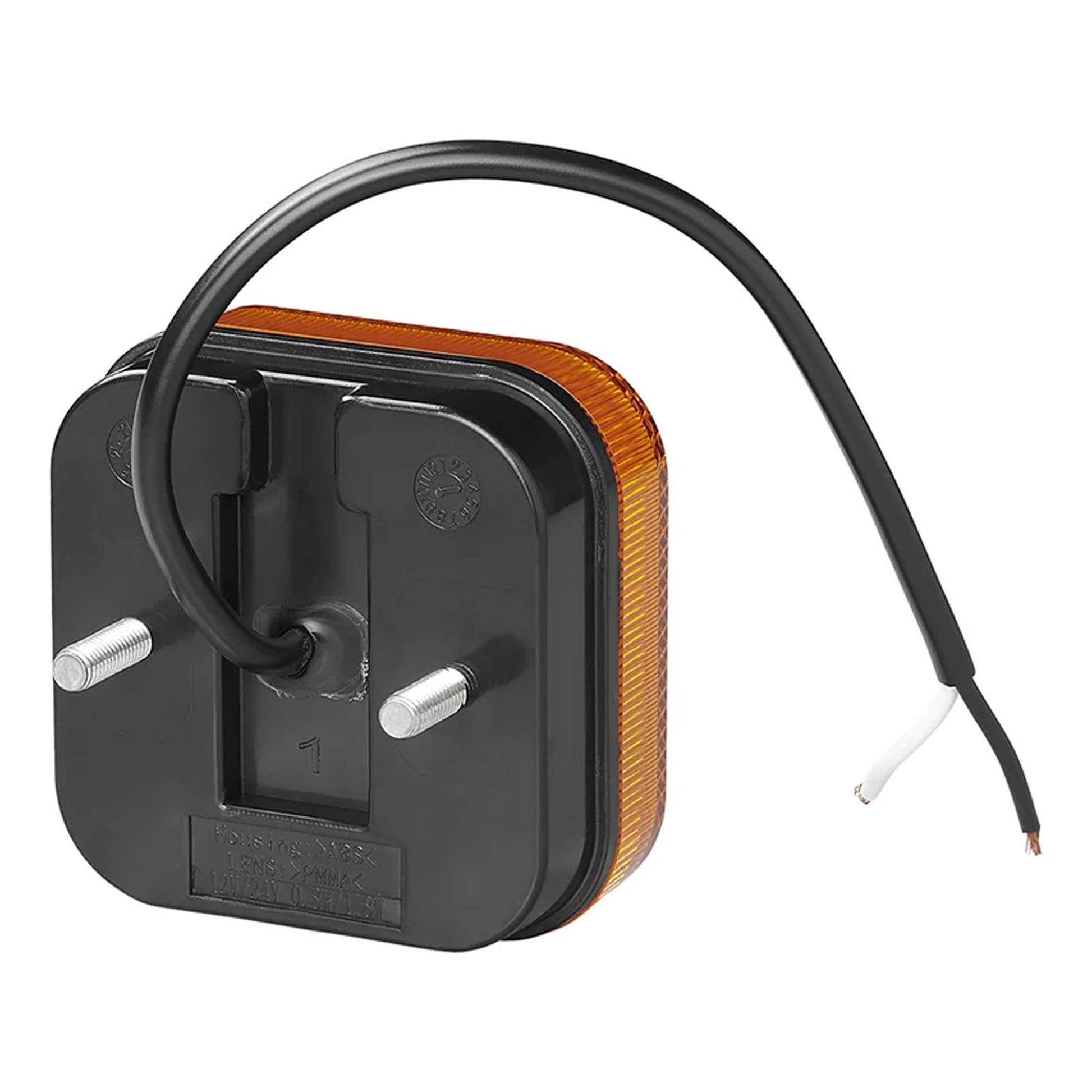 Seitenmarkierungsleuchte 12 - 24V Gelb 65 x 65 mm LED - TMN - shop.de