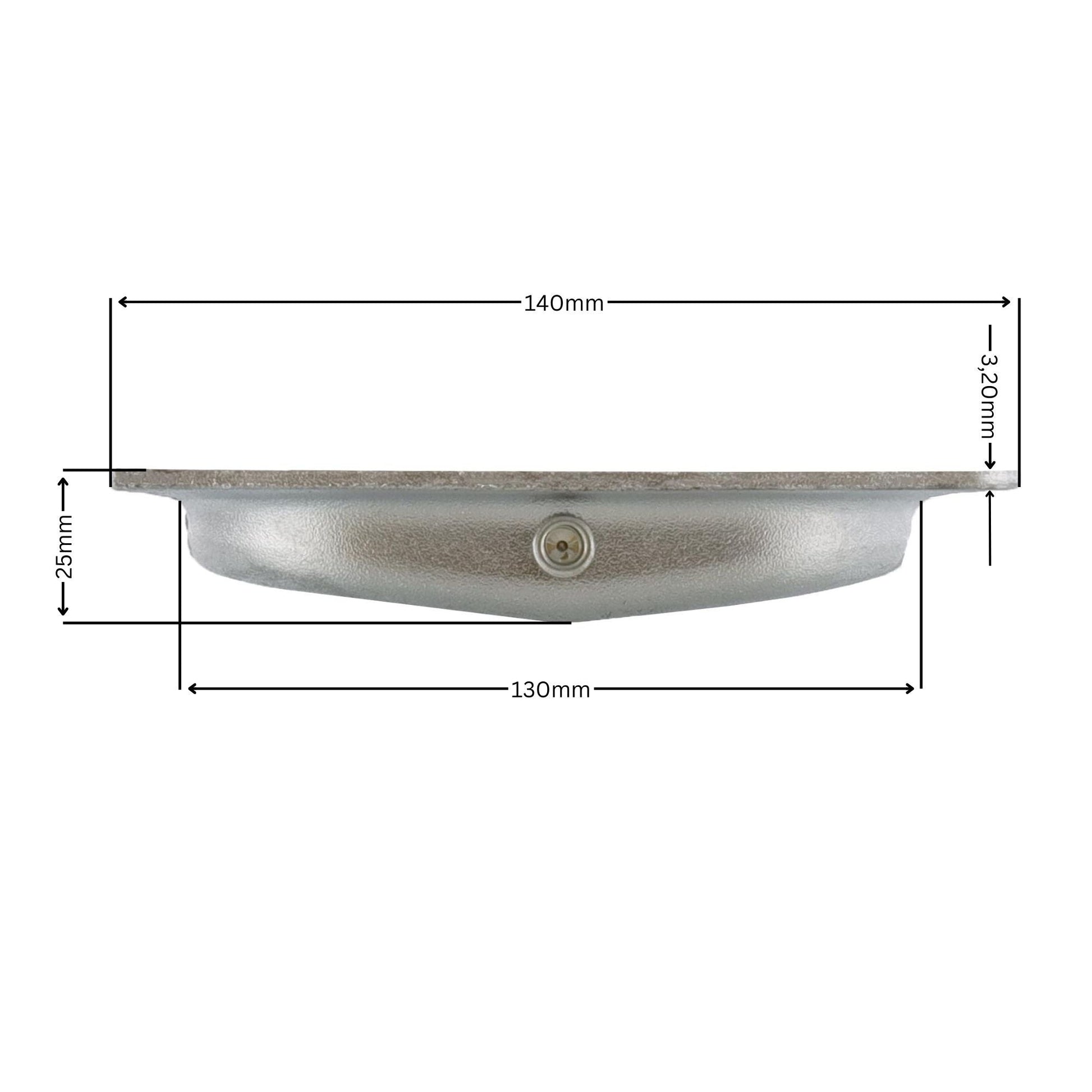 Suer Zurrring H2404 mit doppelter Bodenplatte, verzinkt, mit Rückzugfeder, Belastbarkeit 1000 daN, DIN EN 12640:2001 - 01 - TMN - shop.de