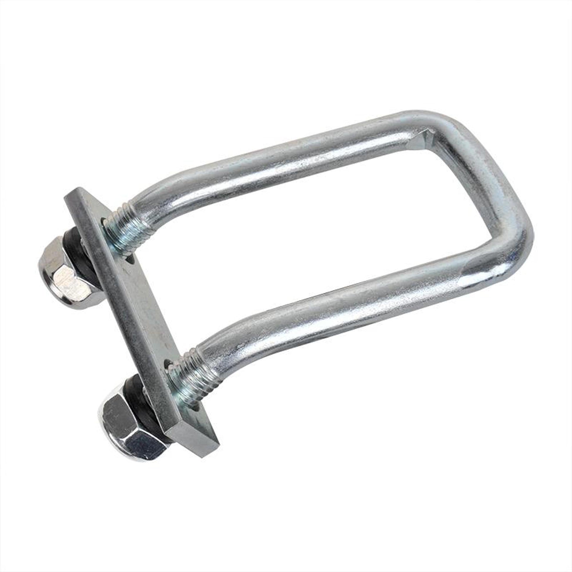 U - Bügel "lange Ausführung" 150° abgewinkelt mit Platte und Muttern 800daN - TMN - shop.de