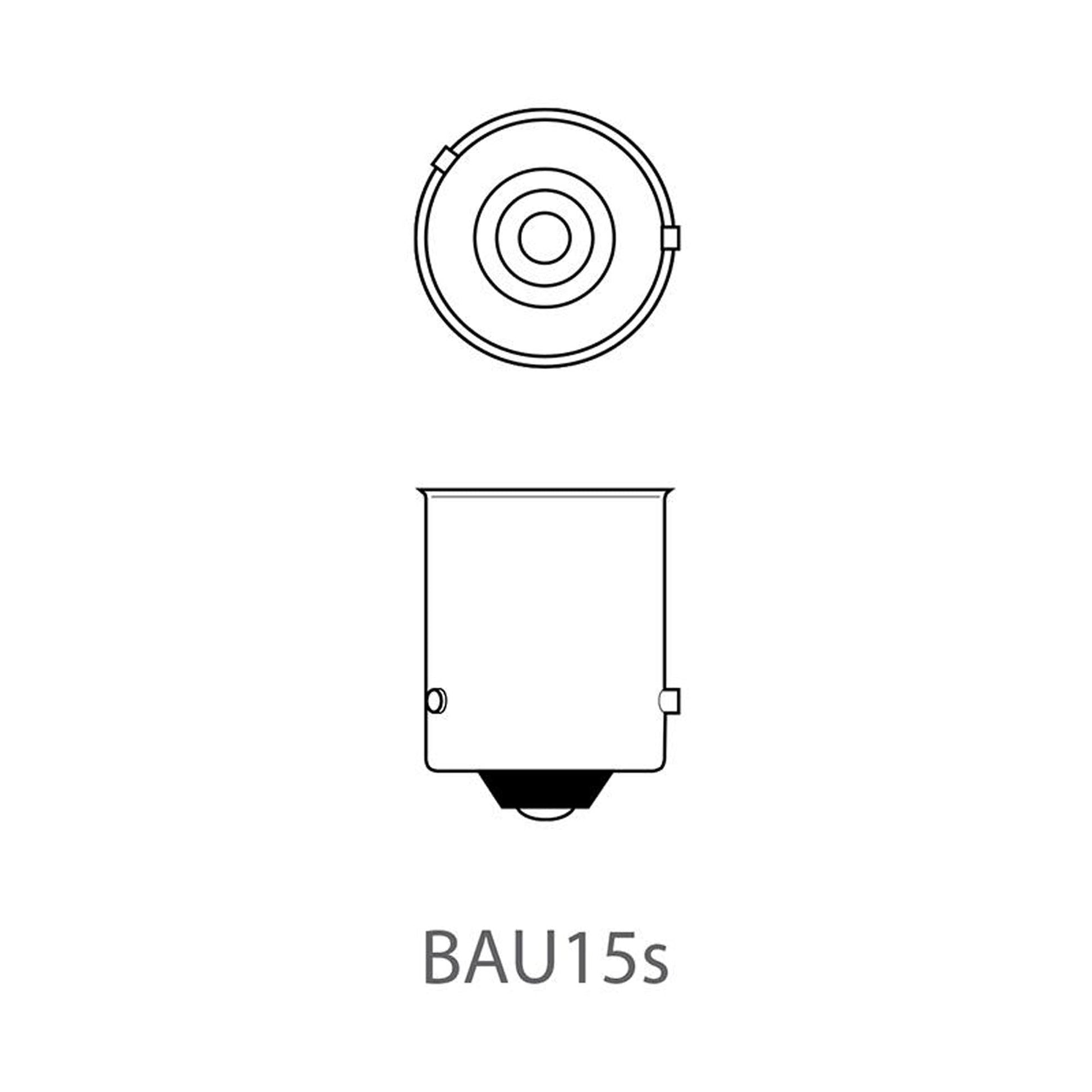 10x Autolampe 12V 21W BAU15s orange - TMN-shop.de