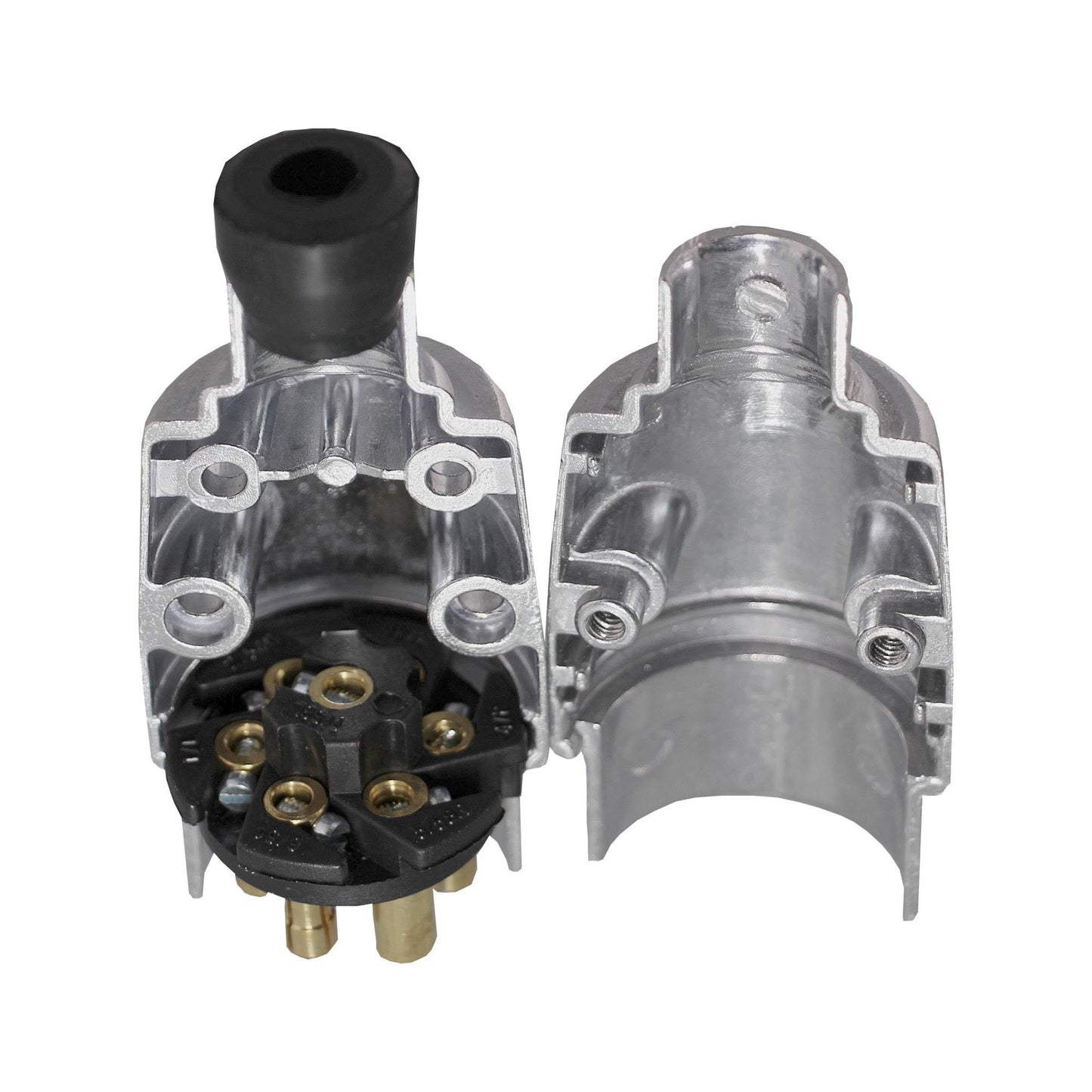 7-poliger Anhänger-Stecker Metall 12V - TMN-shop.de