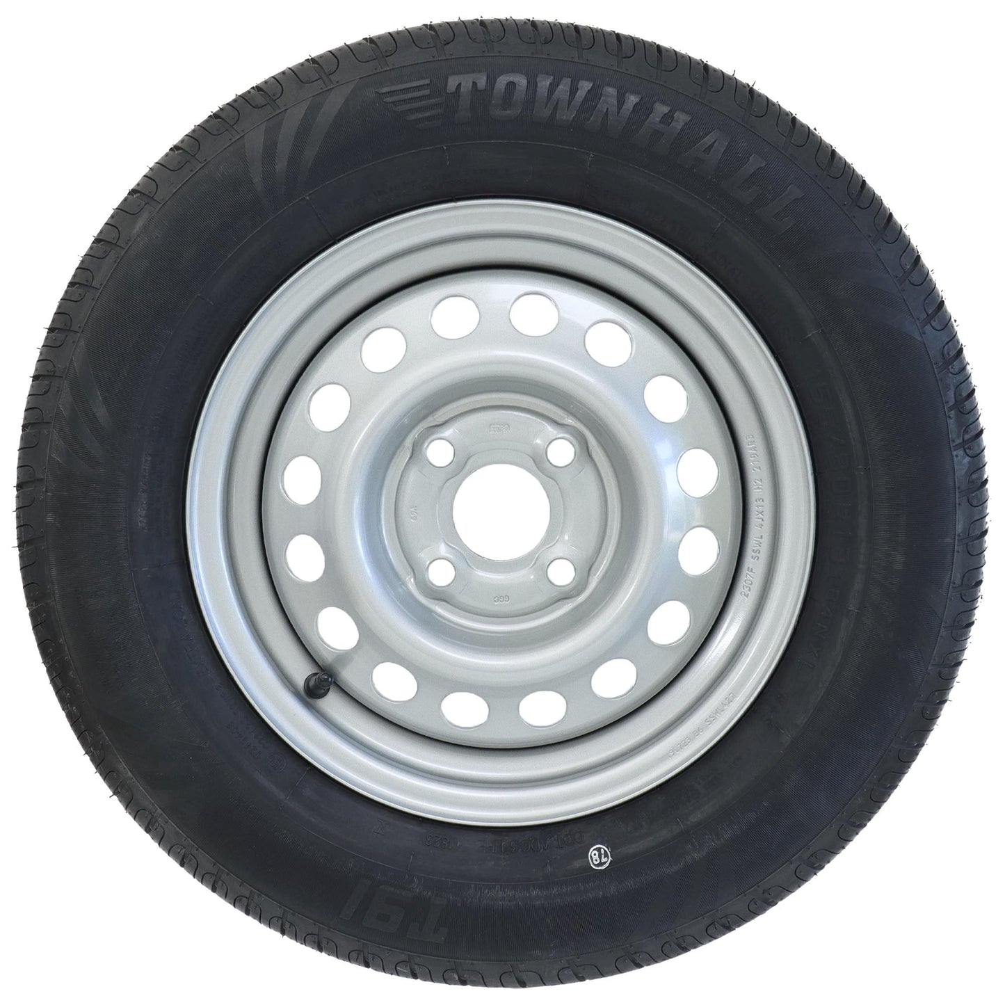 Anhänger Komplettrad 155/80 R13 84N M+S auf 4Jx13H2 Felge 4x100 ET30 - TMN-shop.de