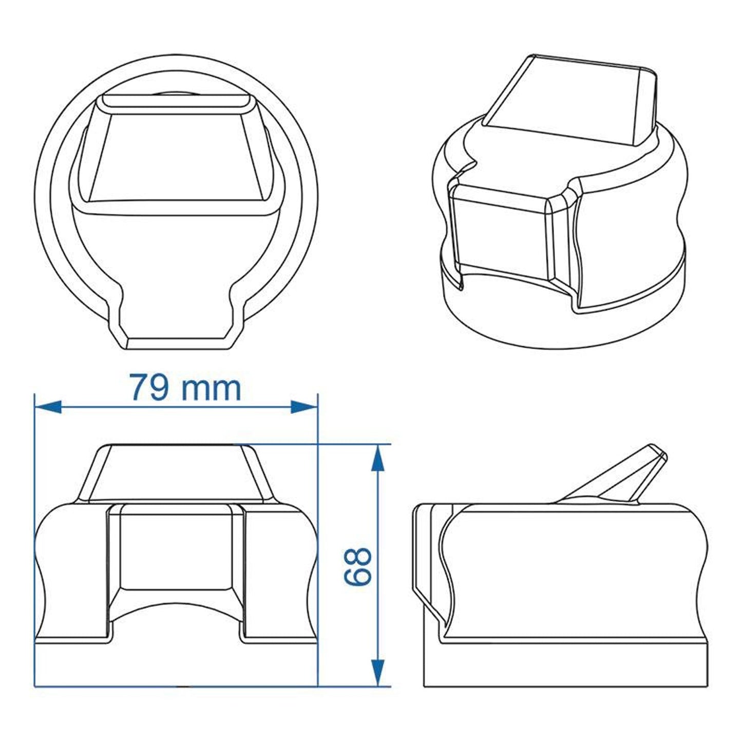Anhänger Steckdosen-Abdeckkappe Schutzkappe - TMN-shop.de